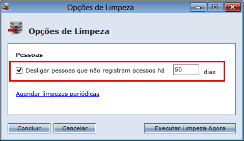 Limpeza de Banco de Dados Automática