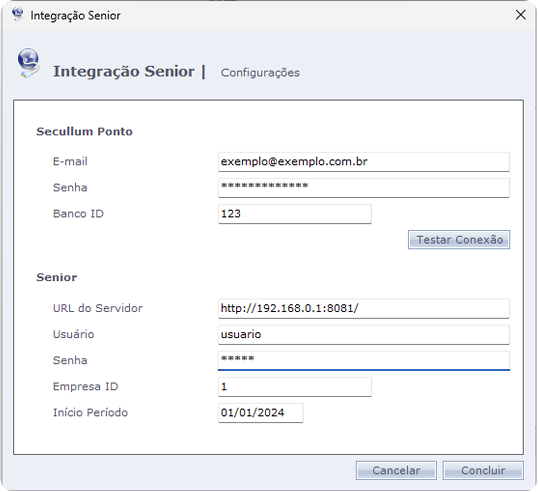 Integracao-configuracoes