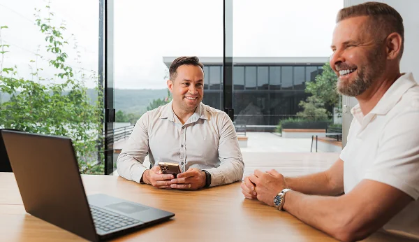 Imagem dos diretores da Secullum sorrindo