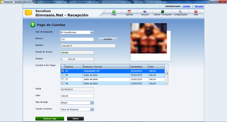Módulo de Recepción