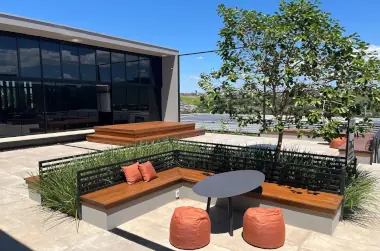 Área de convivência da empresa